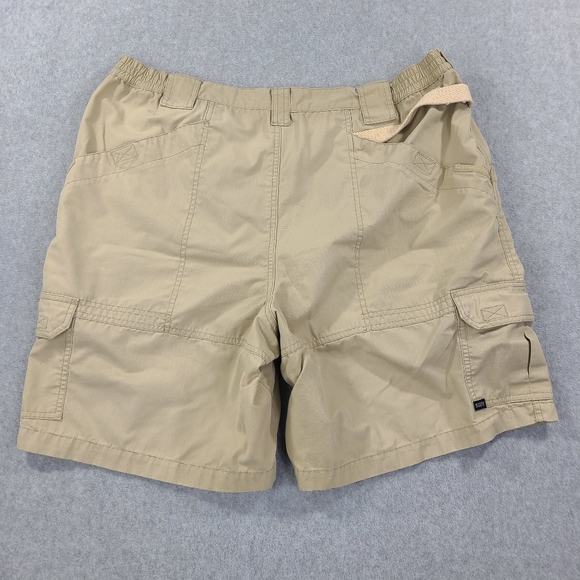 Lot of 2 Mens 5.11 Tactical Cargo Shorts Size 42 Khaki & Beige 8" Inseam - Picture 11 of 16